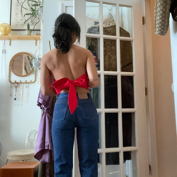 Opening Ceremony Callipygian Strapless Top - Picture 4 of 12